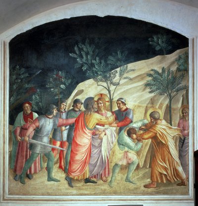 Der Kuss des Judas, 1442 von Fra Angelico